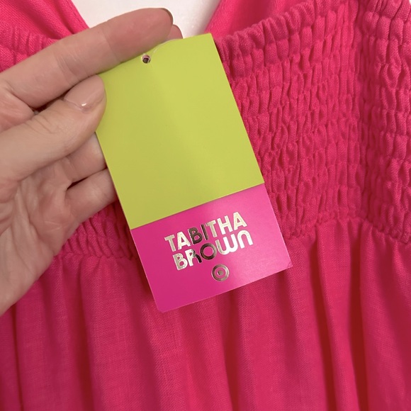 Limited Release Tabitha Brown Linen Color Block Sundress - Picture 4 of 6